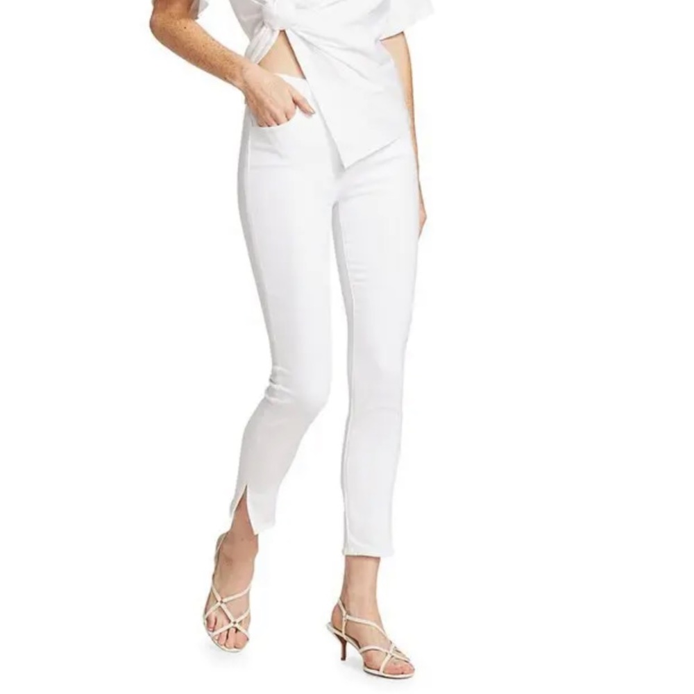 NWT Alana High-Rise Split Hem Crop Skinny Jeans size 31
